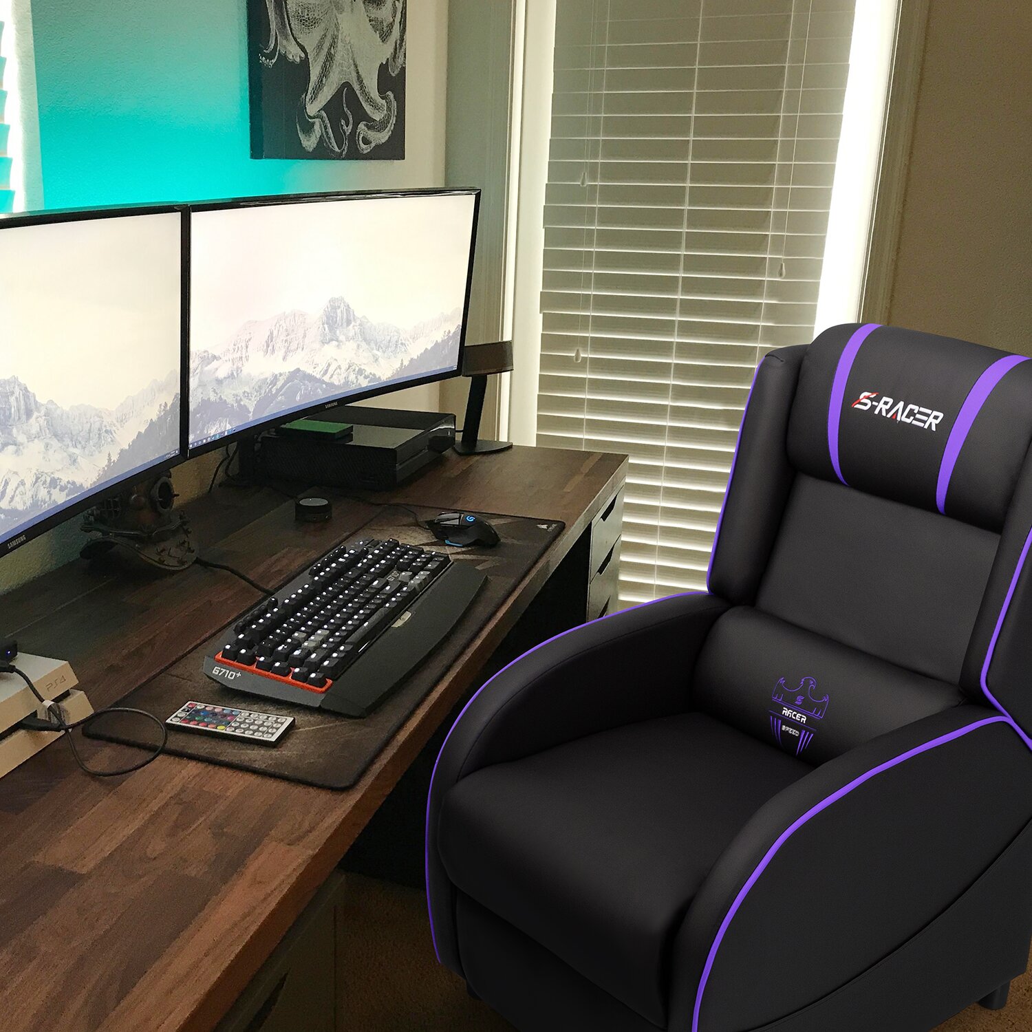 【Furniture】Faux Leather Reclining Massage Chair