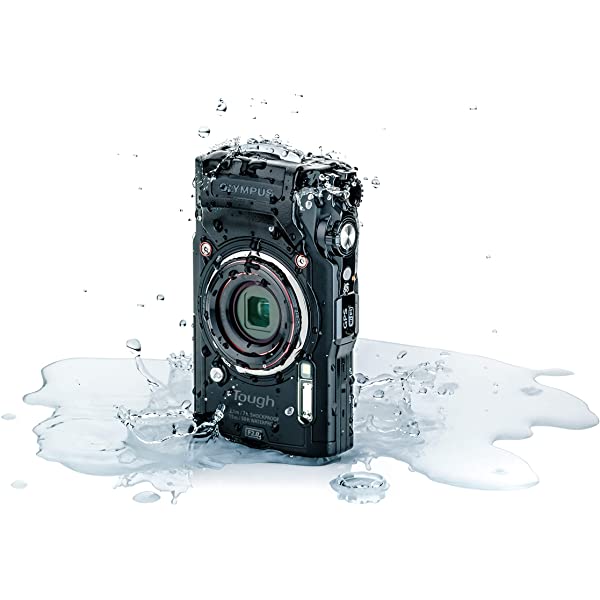 OLYMPUS Tough TG-6 Waterproof Camera, Red Red Base Single