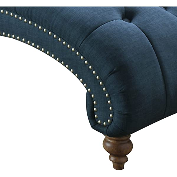 Rosevera Teofila Tufted Chaise Lounge Chair, Standard, Cream