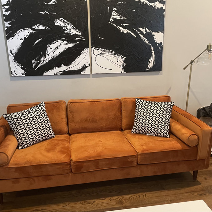 【Furniture】Lindel 86'' Upholstered Sofa