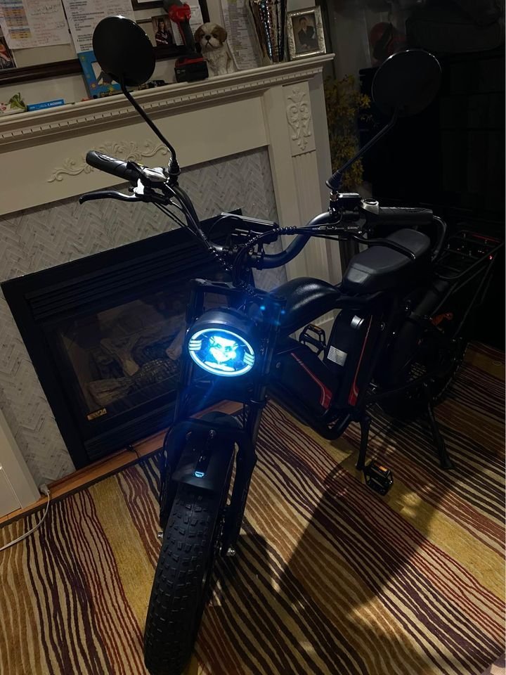 POWERFUL ELECTRIC BIKE WITH DOUBLE MOTOR FRONT AND REAR TIRES DOUBLE 22AH BATTERY FATTIRE ELECTRIC