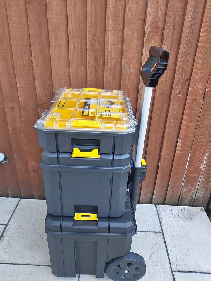 Dewalt DWST60436 three-in-one toolbox heavy-duty rolling tower mobile toolbox