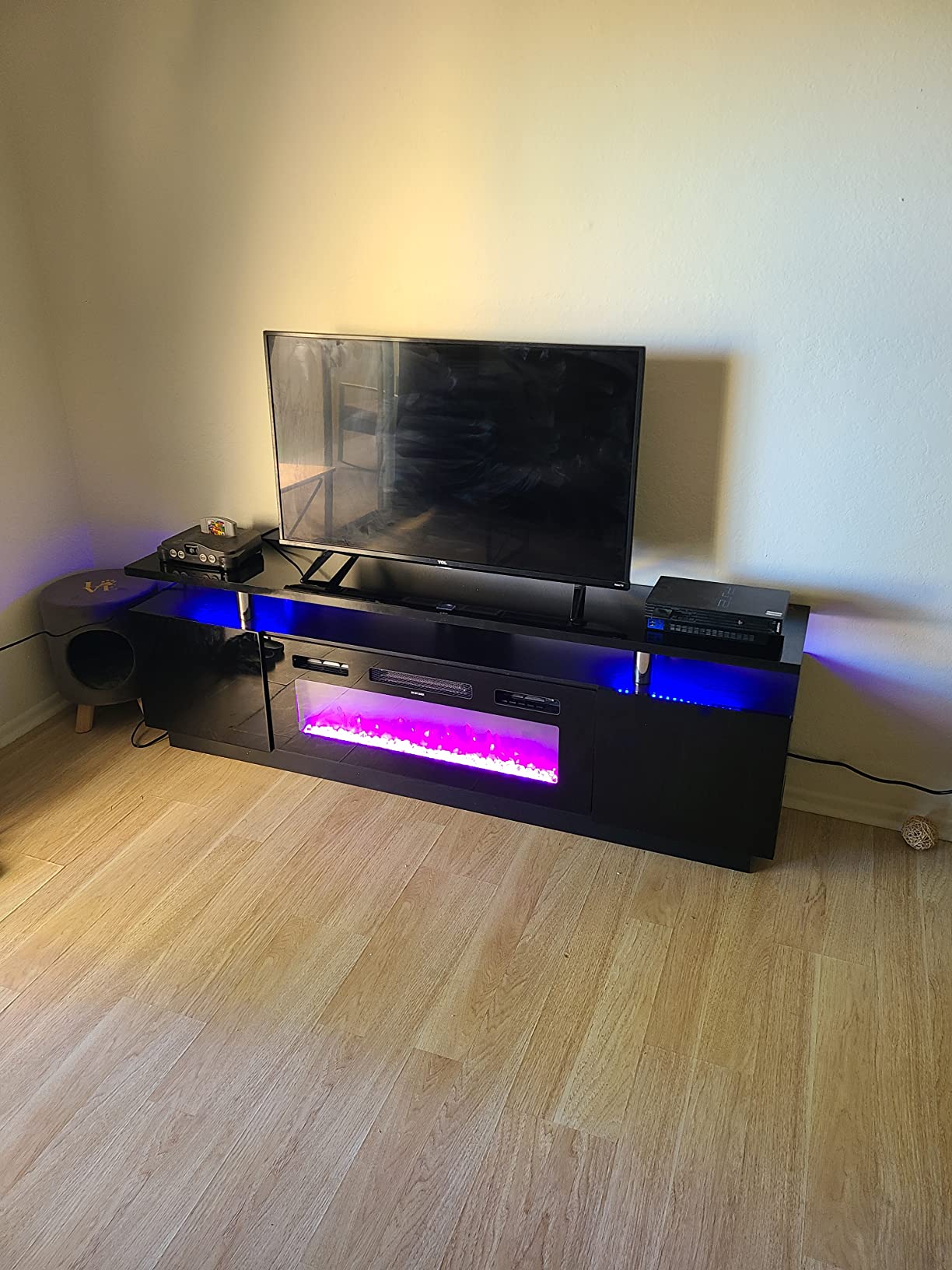 【Furniture】Fireplace TV Stand with 36