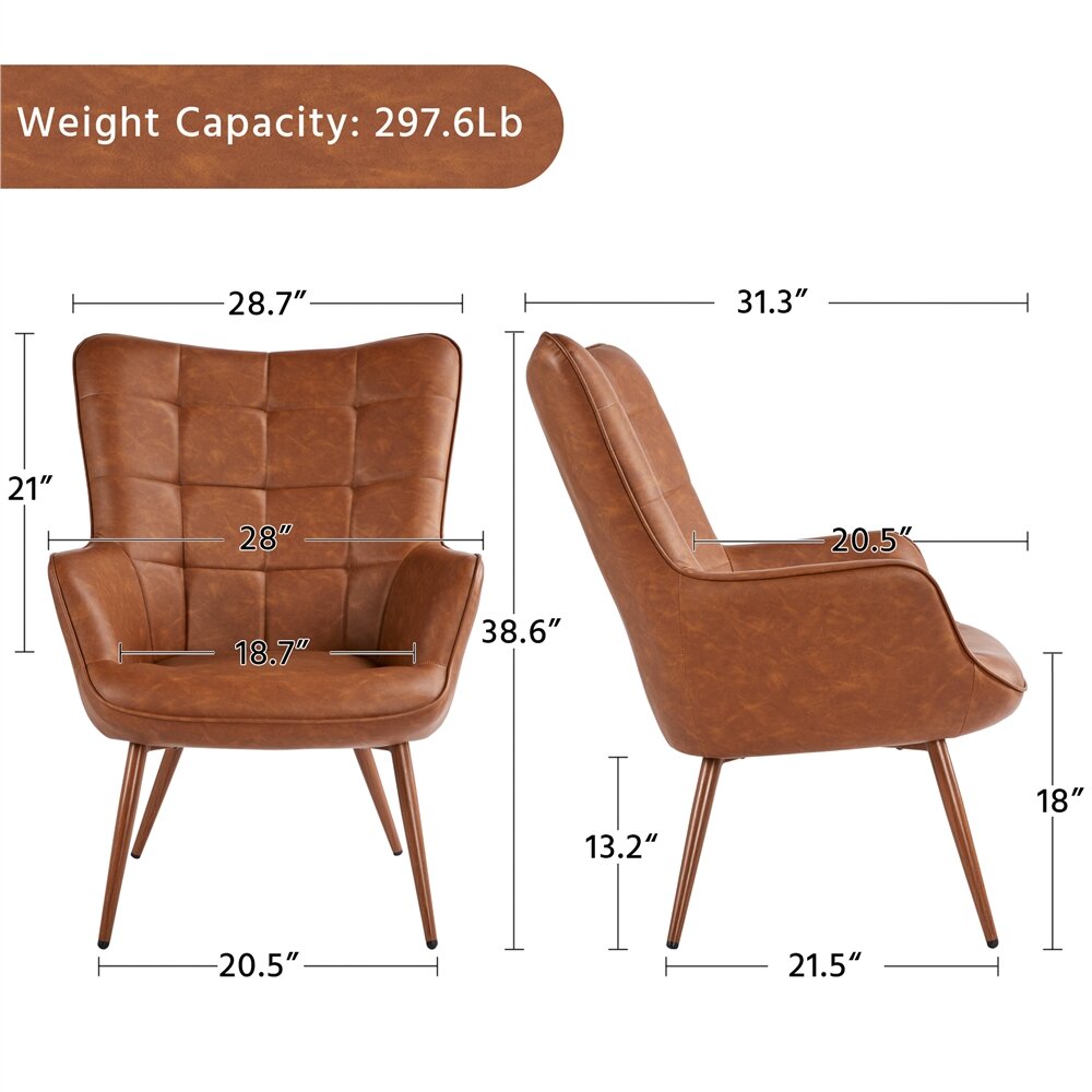 【Furniture】Aichele Upholstered Wingback Chair