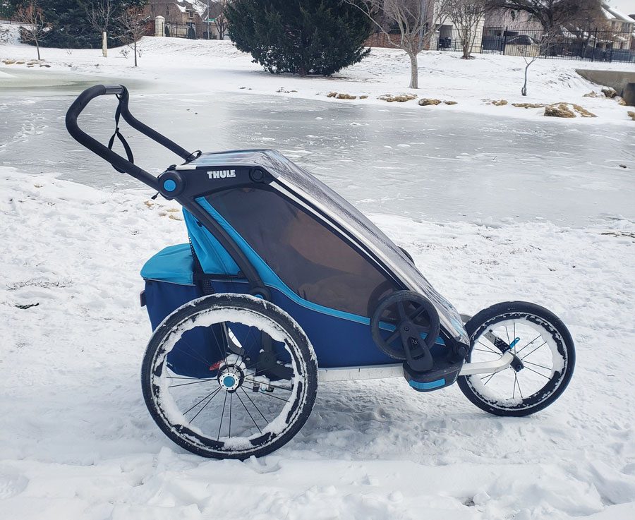 THULE CROSS DOUBLE STROLLER BIKE TRAILER