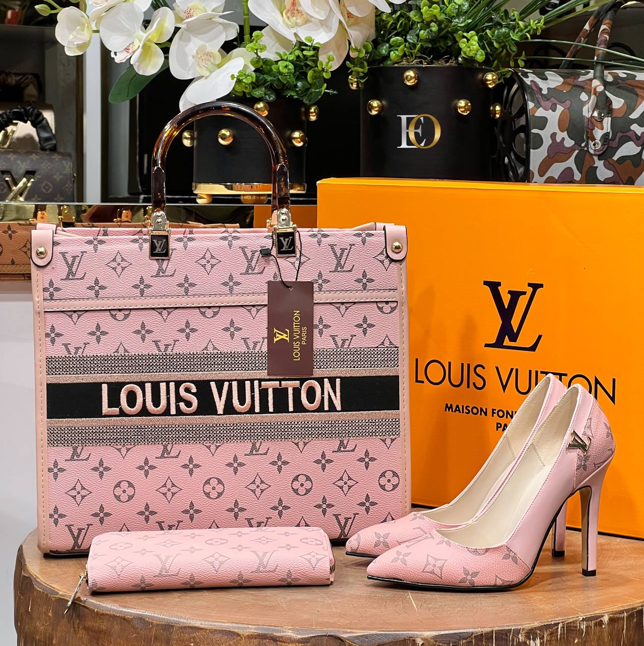 Bag,Shoes and Wallet Combine