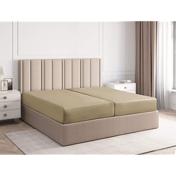 Queen Fitted Sheet - Single Fitted Deep Pocket Sheet - Fits Mattress Perfectly - Soft Wrinkle Free Sheet - 1 Fitted Sheet Only – Light Pink Queen Light Pink