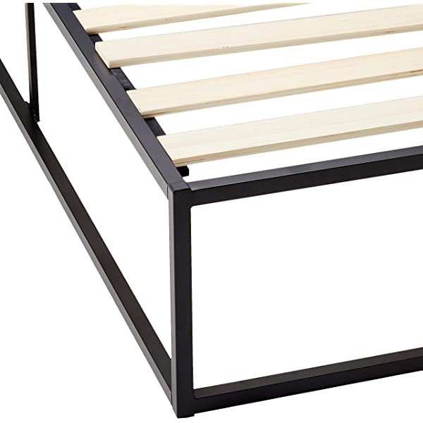 ZINUS Joseph Metal Platforma Bed Frame / Mattress Foundation / Wood Slat Support / No Box Spring Needed / Sturdy Steel Structure, Queen Queen 14 Inch