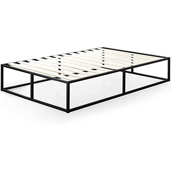 ZINUS Joseph Metal Platforma Bed Frame / Mattress Foundation / Wood Slat Support / No Box Spring Needed / Sturdy Steel Structure, Queen Queen 14 Inch