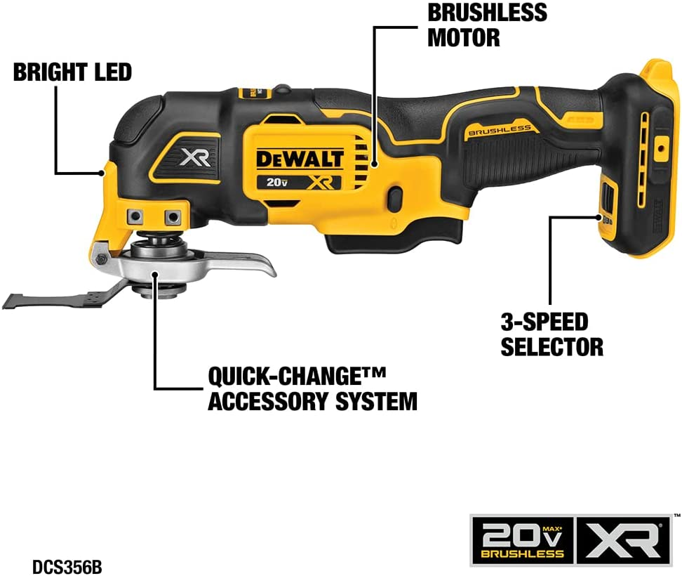 DEWALT 20V MAX Power Tool Combo Kit, 10-Tool Cordless Power Tool Set with 2 Batteries and Charger (DCK1020D2)