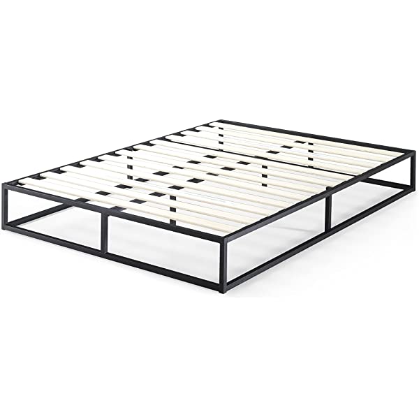 ZINUS Joseph Metal Platforma Bed Frame / Mattress Foundation / Wood Slat Support / No Box Spring Needed / Sturdy Steel Structure, Queen Queen 14 Inch