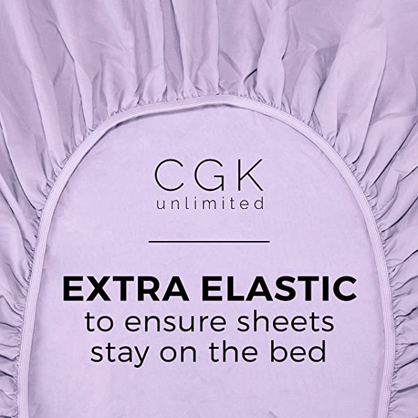 Queen Fitted Sheet - Single Fitted Deep Pocket Sheet - Fits Mattress Perfectly - Soft Wrinkle Free Sheet - 1 Fitted Sheet Only – Light Pink Queen Light Pink