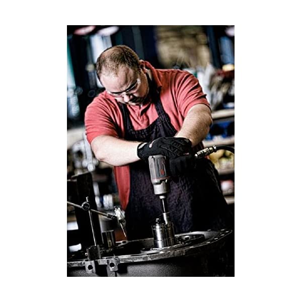 Ingersoll Rand 2235TiMAX 1/2” Drive Air Impact Wrench – Lightweight 4.6 lb Design, Powerful Torque Output Up to 1,350 ft-lbs, Titanium Hammer Case, Max Control, Gray
